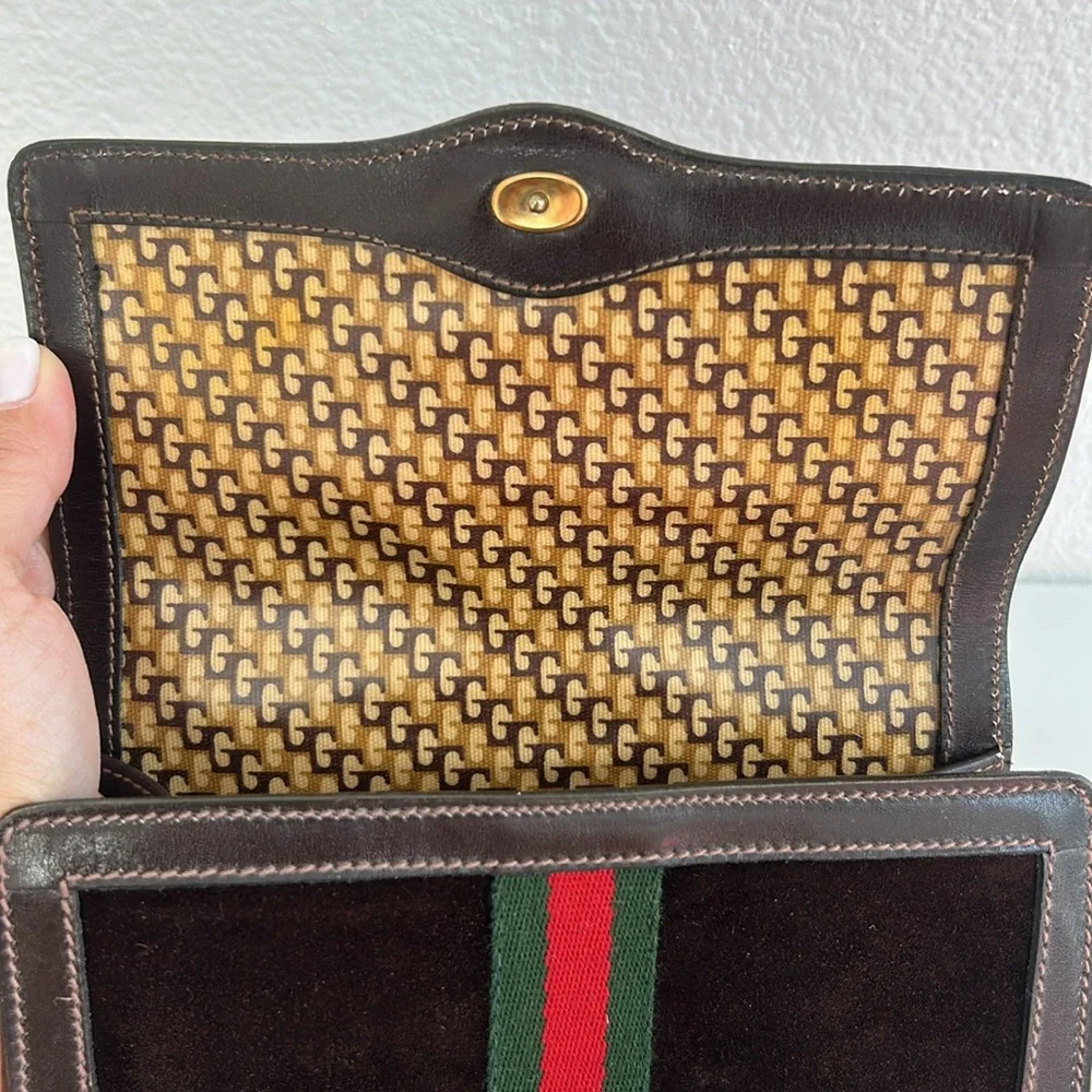 Gucci Suede clutch - Picture 6 of 8